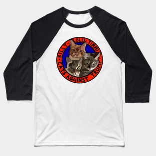 CATS AGAINST TRUMP - BILLY, LULU, TIMMI Baseball T-Shirt